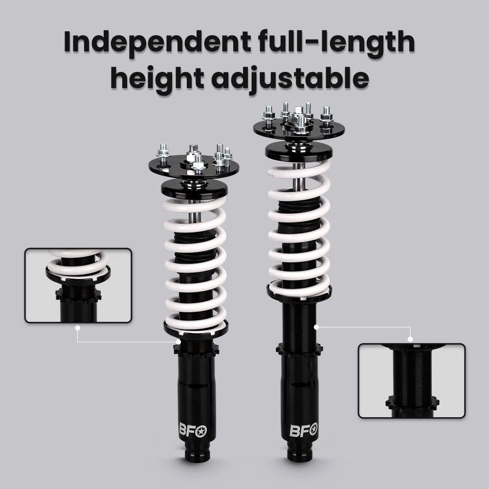 BFO Adjustable Coilovers Suspension Shocks Kit for Honda Accord (2003–2007)