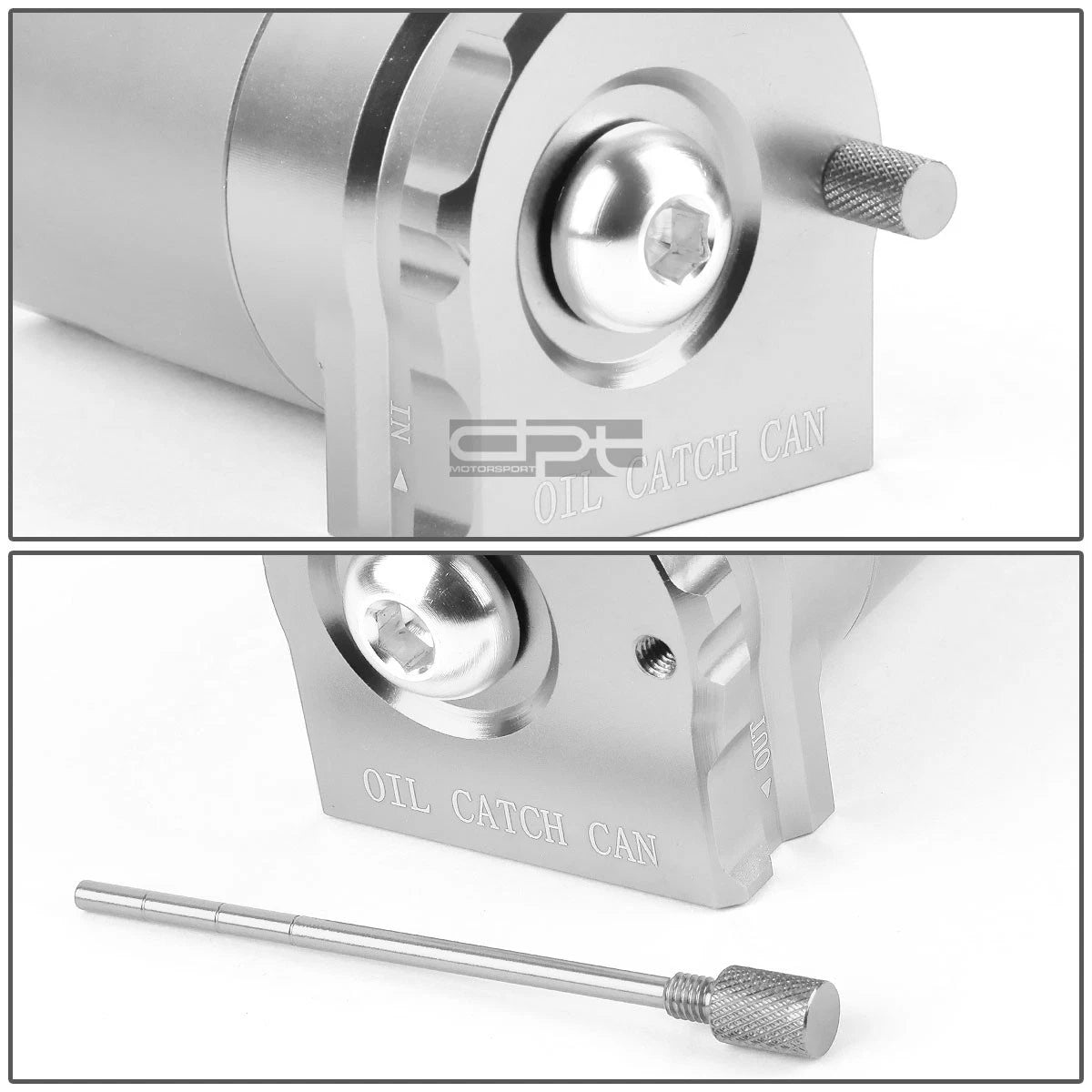 Oil Catch Tank for JDM Billet Aluminum (Internal Baffle)