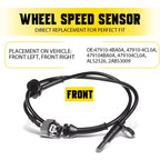 1X Front ABS Wheel Speed Sensor for Nissan Rogue (2014–2020) H