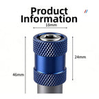 Adapter for Drill and Screwdriver Bits (Chromium Vanadium Steel)