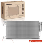 A/C Condenser with Bracket & Receiver Drier for Ford Fusion Lincoln MKZ (2013–2020)