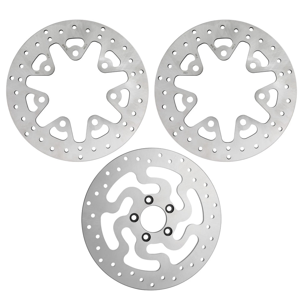 Set of 2 Brake Disc Rotors for Harley Road Glide (2014–2025)