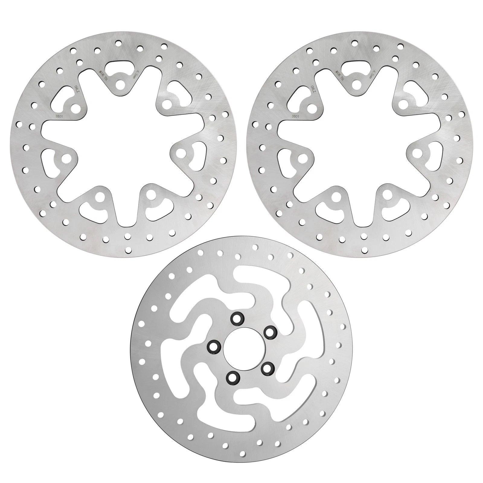 Set of 2 Brake Disc Rotors for Harley Road Glide (2014–2025)