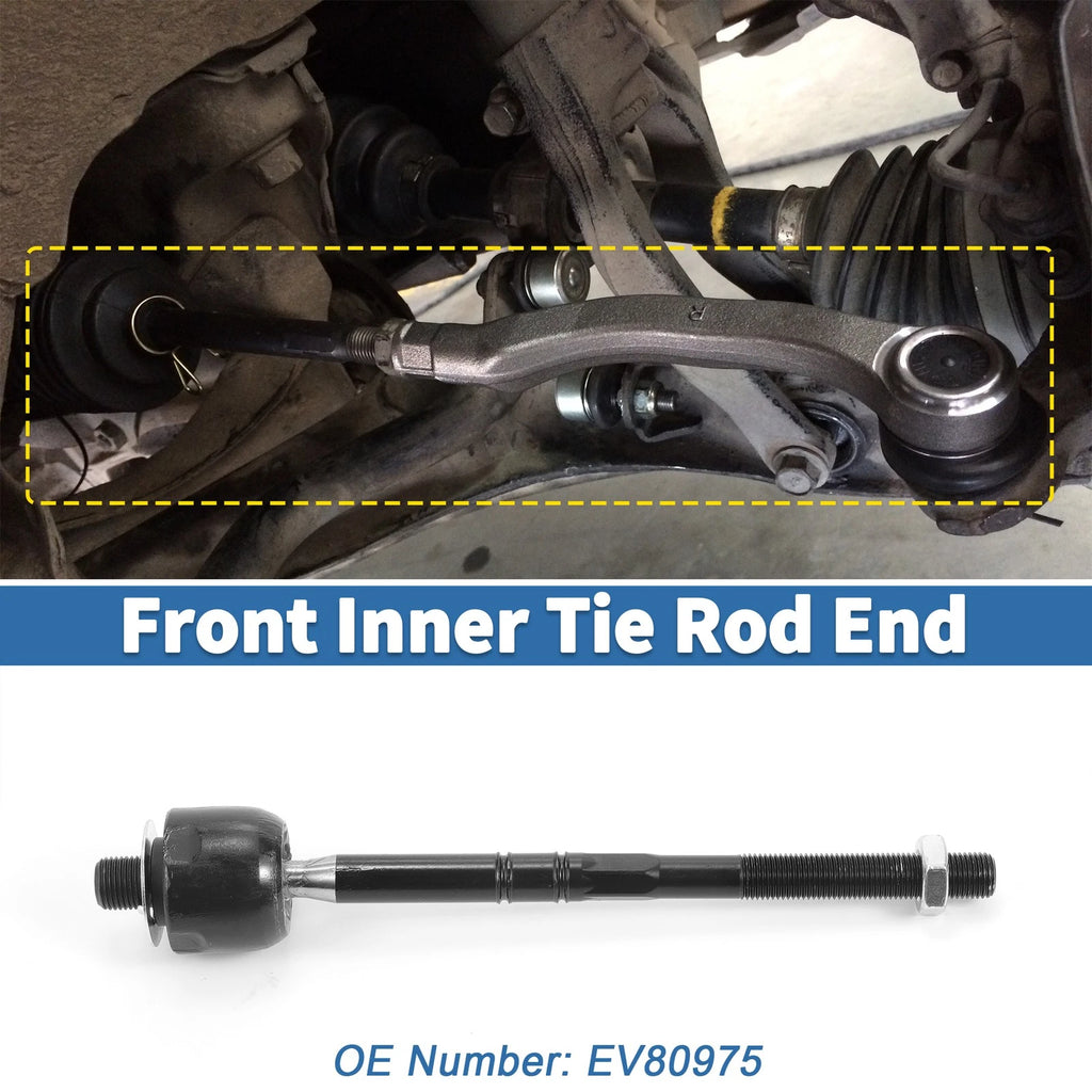 2pcs Front Inner Tie Rod End Links for Mercedes-Benz S600 (2001–2006) No.EV80975