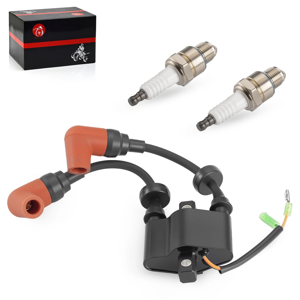 Ignition Coil & Spark Plug for Yamaha Outboard 6HP 8HP 9.9HP 25HP (680-85570-00-00)