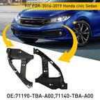 2X Headlight Mount Ring Base Bracket Bucket for Jeep JK Wrangler (2007–2018)
