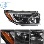 Set of 2 Black Headlights w/LED DRL for Honda Passport/Ridgeline (2022–2025)