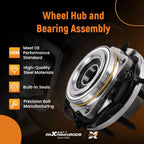 Set of 2 Front Wheel Bearings and Hubs for Ford F-350 Super Duty (2017–2022)