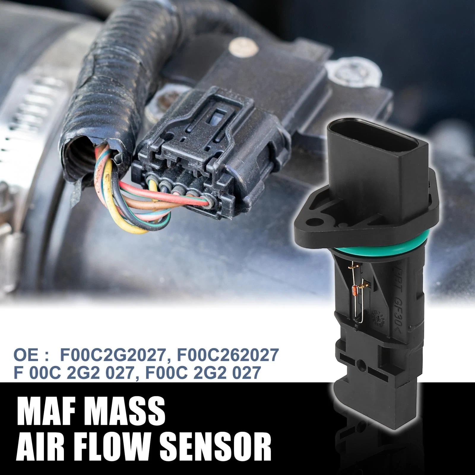 Mass Air Flow Meter Sensor 5 Pin F00C2G2027 F00C262027 for Ford Mustang 