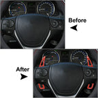 Steering Wheel Shift Paddle Extension Cover for Toyota Corolla, Camry, RAV4 (2014-2023)