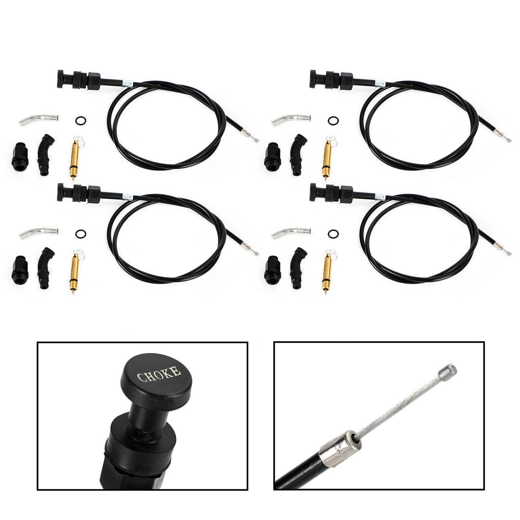 4X Carburetor Choke Cable Plunger Kit for Honda Rancher TRX350 (2000–2006)