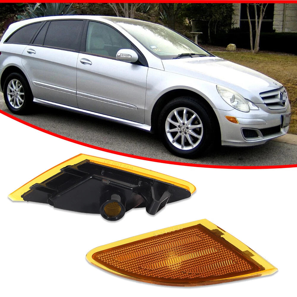Set of 2 Amber Side Marker Lights for Mercedes W251 R63 AMG R320 R350 R500