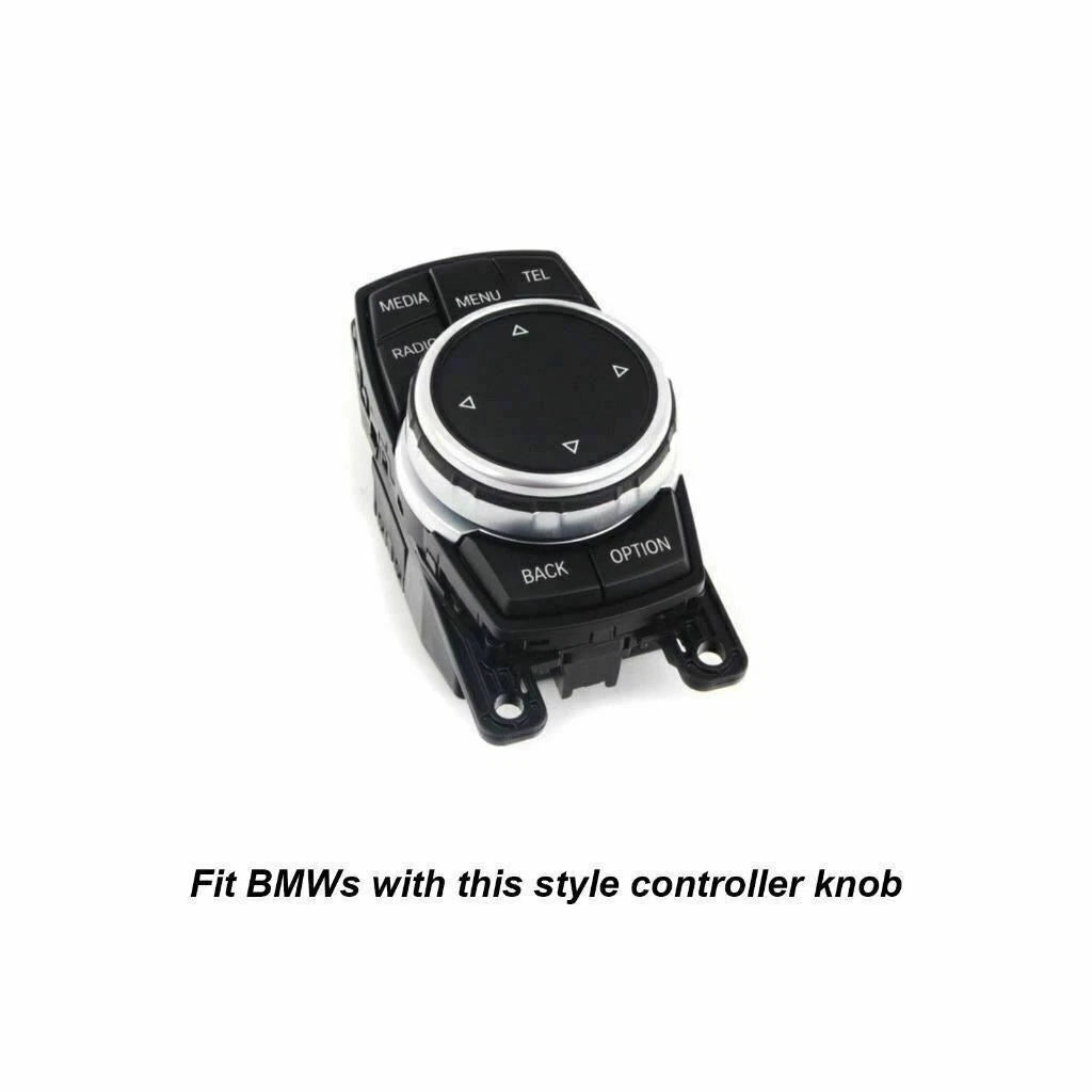 Blue Anodized Center Multimedia Controller Knob Cover Ring for BMW (2011-2019)