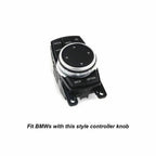 Blue Anodized Center Multimedia Controller Knob Cover Ring for BMW (2011-2019)