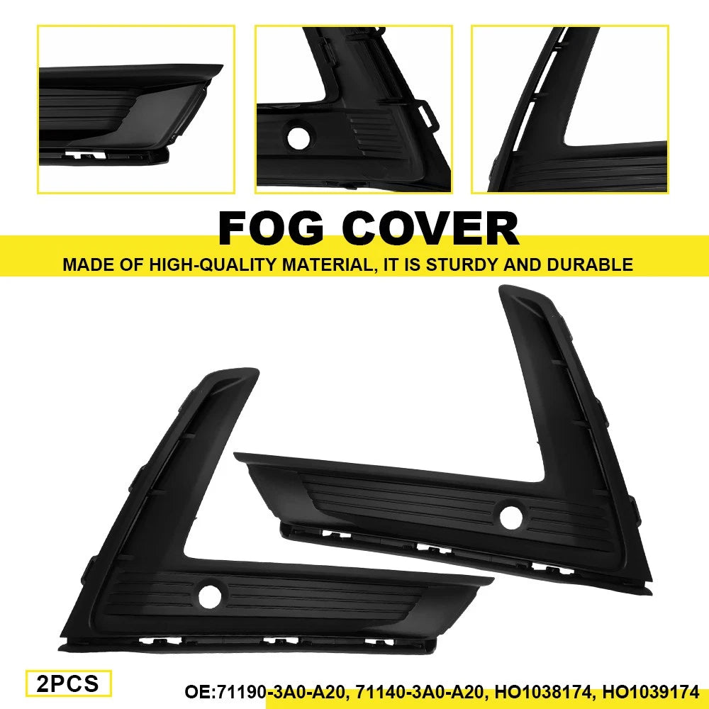 2Pcs Fog Light Trim Cover for Honda CR-V (2023–2025)