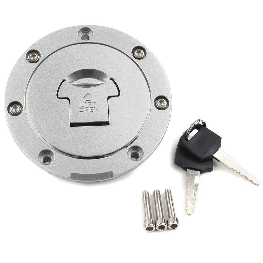 2 Key Fuel Gas Tank Cap Covers for Honda ST1300 CB400 CBR600 CBF1000 VTR1000