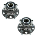 Set of 2 Rear Wheel Bearing and Hub Kit for Dodge Caliber (2007–2008)