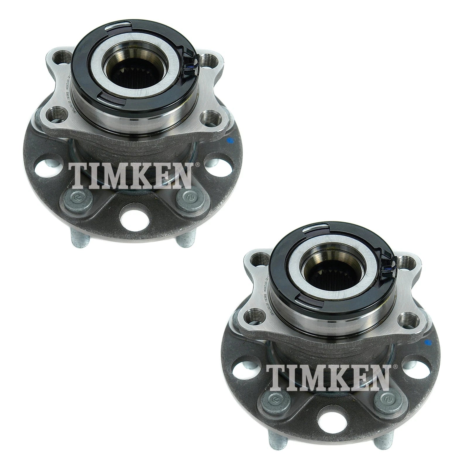 Set of 2 Rear Wheel Bearing and Hub Kit for Dodge Caliber (2007–2008)