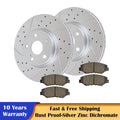 Front Brake Rotors & Pads Kit for Toyota Corolla Vibe Matrix (2003–2008)