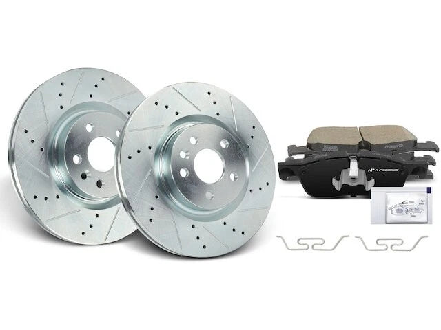 Front Brake Pad and Rotor Kit for Jaguar E-Pace (2018–2019) PV845FP