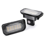 2X LED License Plate Lights for Benz W203 CLK C209 W209 A209 SL R230
