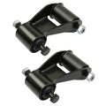Set of 2 Rear Leaf Spring Shackles for Chevrolet Express / GMC Savana