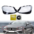 Set of 2 Headlamp Lens Covers for Mercedes E Class W213 (2017–2020)