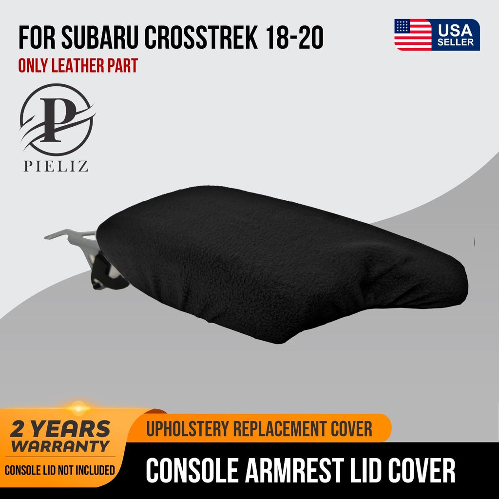 Fleece Console Lid Armrest Cover for Subaru Crosstrek (2018–2020)