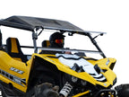 SuperATV Heavy Duty Scratch Resistant Flip Windshield for Yamaha YXZ (2016–2018)