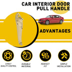 Set of 2 Inner Trim Door-Pull Handles for BMW 320i 328i 335i (2012–2019)