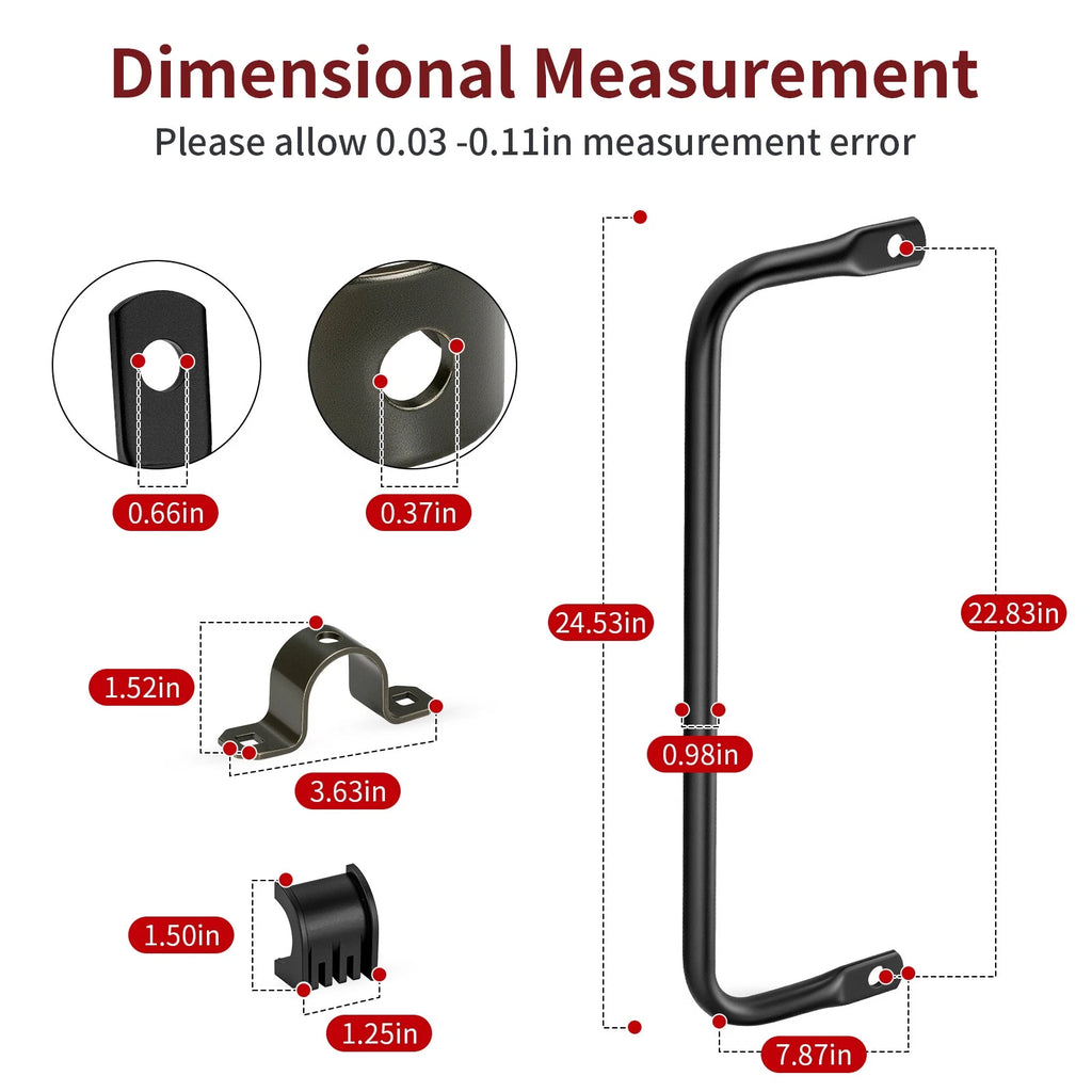 Rear Sway Bar w/ Bushings for Polaris Sportsman 850 550 (2011–2023)
