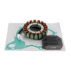 Magneto Stator, Voltage Rectifier, Gasket for Yamaha XVS650, XVS400 (1996–2000)