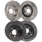 Front & Rear Brake Disc Rotors for Ford Edge, Lincoln MKX (2007–2010)