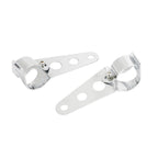 Fork Headlamp Holder Adapter for Motorcycle (34mm-42mm) Chrome