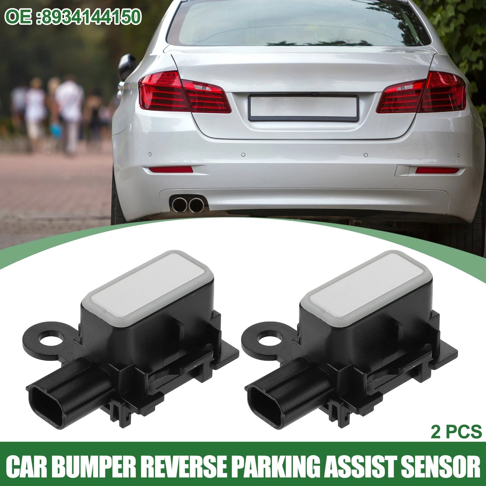 2 Pcs Bumper Reverse Parking Assist Sensor for Lexus GS300 (2006) No. 8934144150