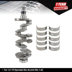 Crankshaft & Main Bearing Kit for Hyundai Kia Accent Rio 1.6L (2012–2019)
