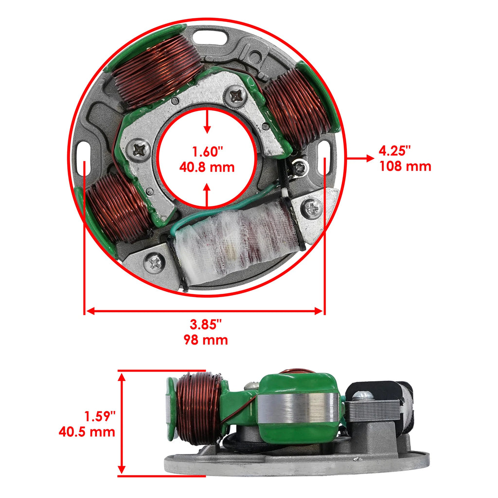 Stator for Seadoo SP 580 587 (1992–1994) 4-Wires Magneto