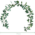 Artificial Rose Leaf Vine Greenery Decor for Weddings (175cm)