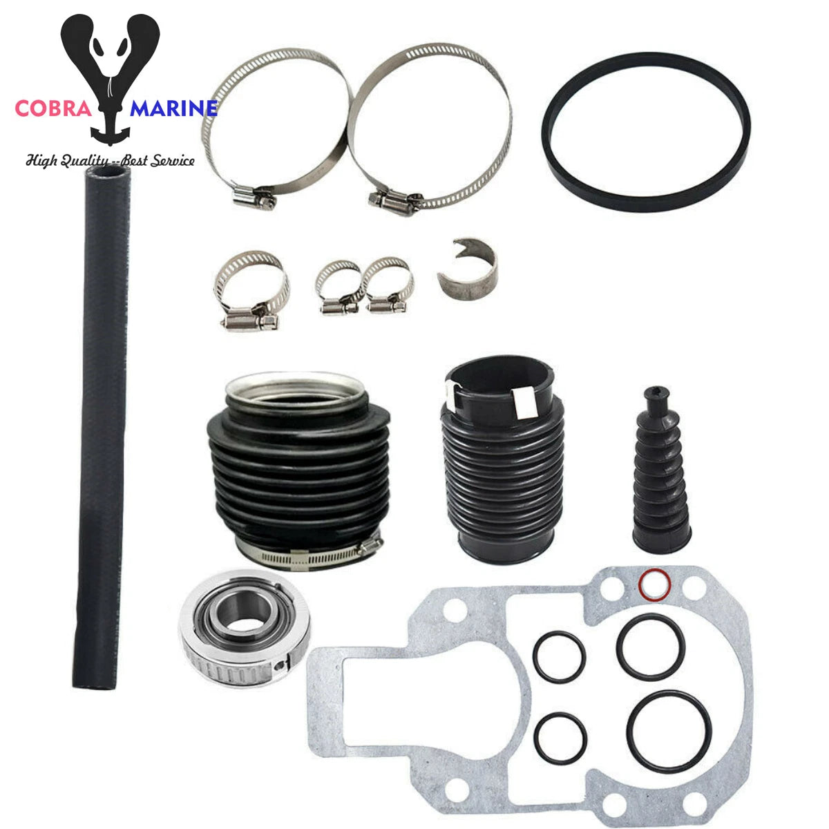 Transom Bellows Repair Reseal Kit for MerCruiser Alpha 1 Gen 2 (30-803099T1)