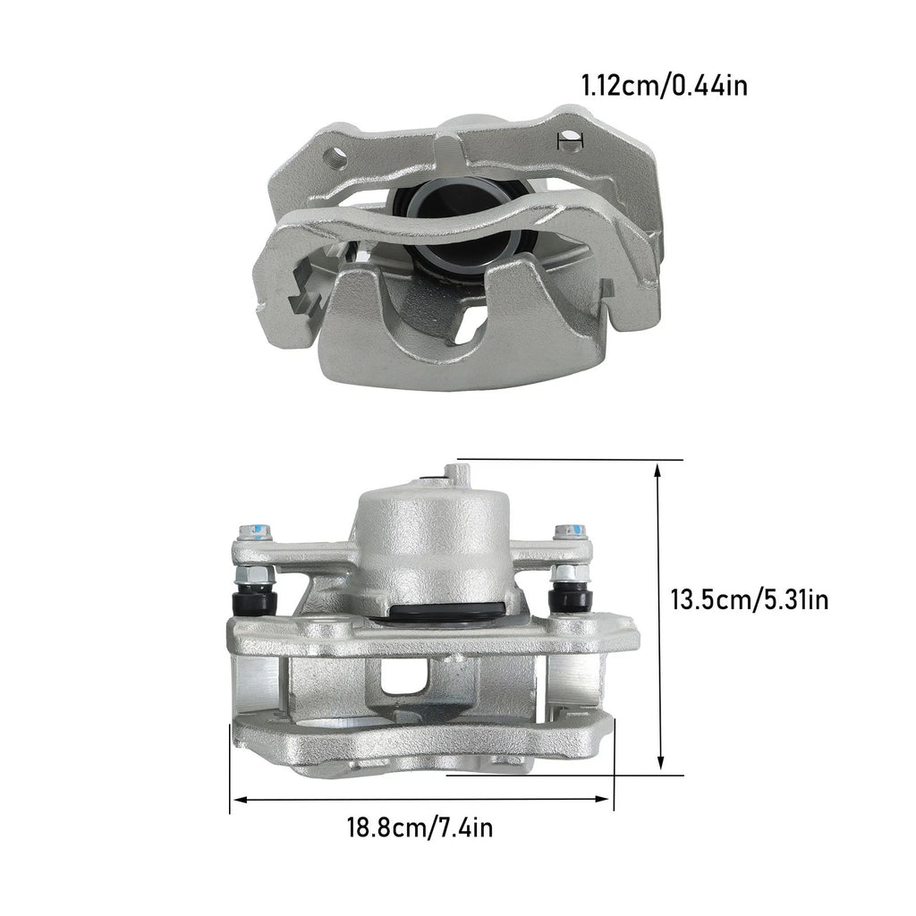 2X Brake Calipers with Bracket for Suzuki Grand Vitara (2006–2013)