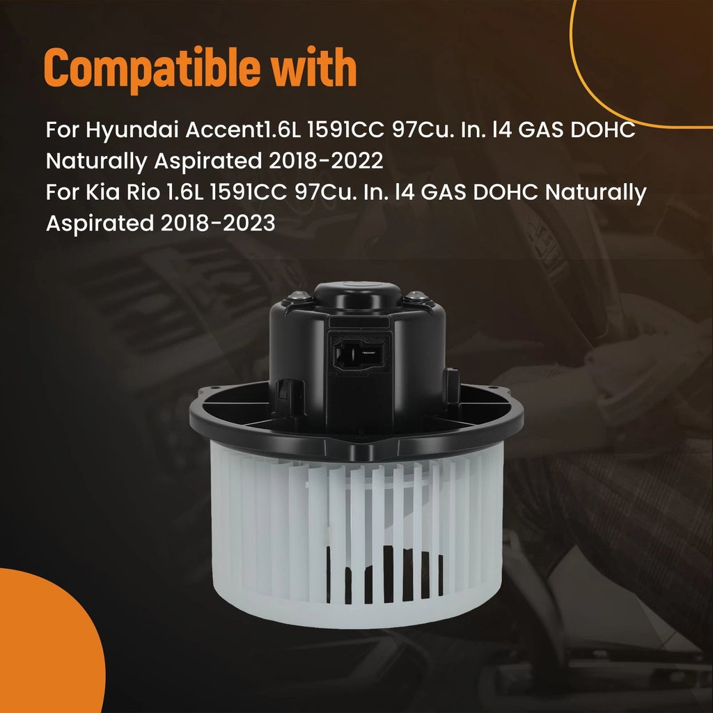 HVAC Blower Motor for Kia Rio 2018-2023