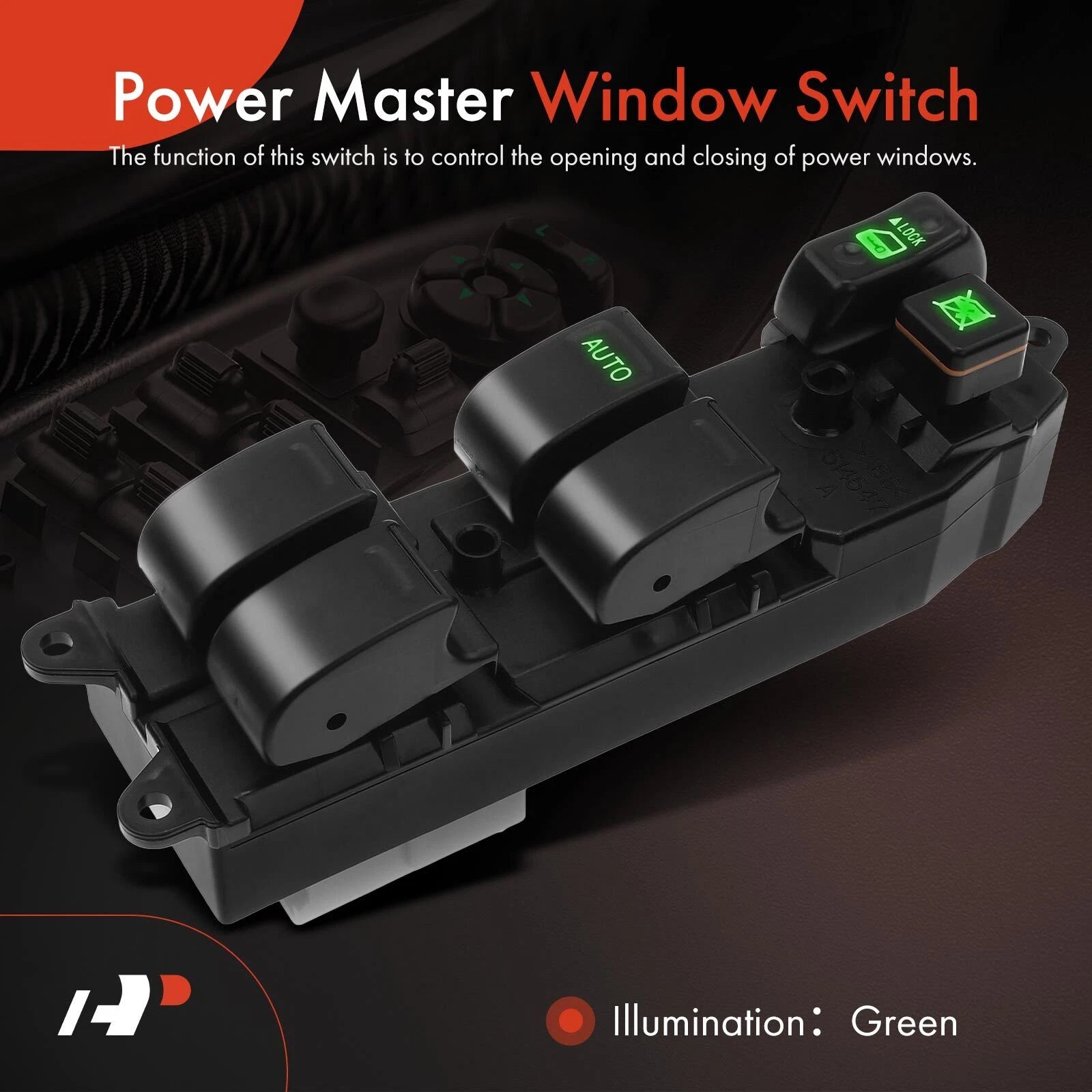 Front Left Power Master Window Switch for Toyota RAV4 (1998-2000)