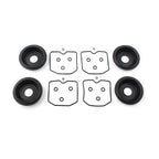 4 Sets Carburetor Rebuild Kit & Plunger Diaphragm for Kawasaki