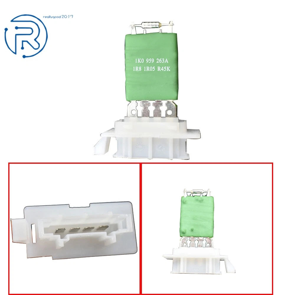AC Blower Motor Resistor for Volkswagen Beetle, Passat, Rabbit, Tiguan (2012–2019)
