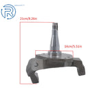 Set of 2 Forged Steel 2" Drop Spindles for Ford Mustang II Pinto (1974–1978)