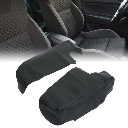 1 Pair Front Door Armrest Cover Pad for Honda Ridgeline (2006–2014) Black