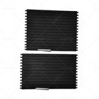 Cup Holder Roller Blind Cover Kit for BMW X5 X6 E70 E71 (2007–2014)