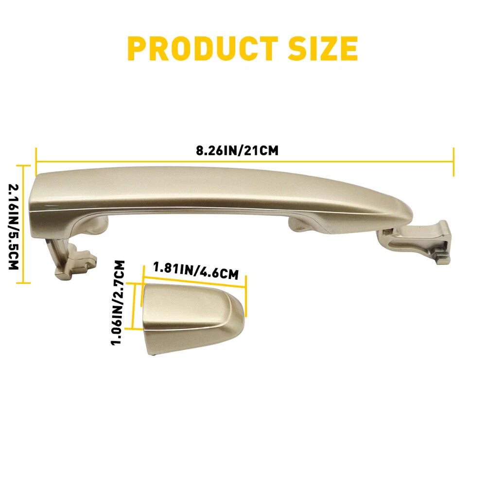 Sliding Door Handle for Toyota Sienna (2004–2010) - Silver