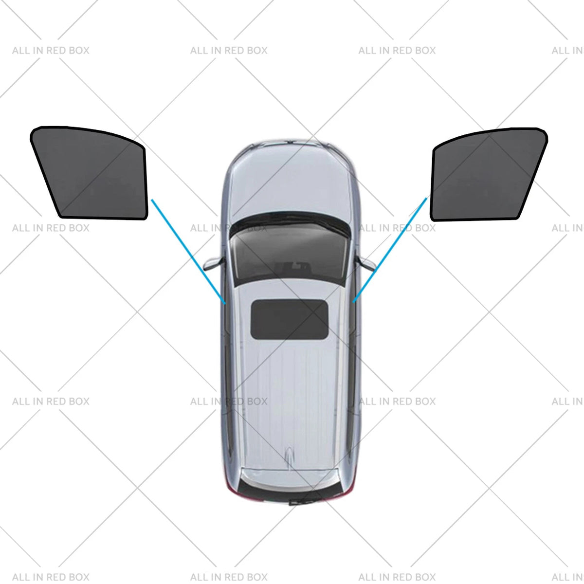 Magnetic Mesh Sun Shades for BMW X3 F97 (2017–Present)