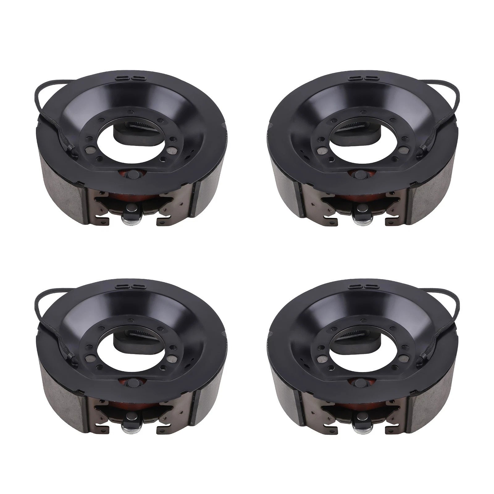 Set of 4 Electric Trailer Backing Plate Brake for Trailer Axle (23-451)